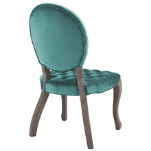 Load image into Gallery viewer, Exhibit French Vintage Dining Performance Velvet Side Chair by Modway
