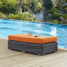 Load image into Gallery viewer, Summon Outdoor Patio Sunbrella¨ Rectangle Ottoman by Modway
