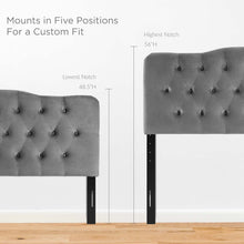 Load image into Gallery viewer, Annabel Diamond Tufted Performance Velvet Queen Headboard by Modway
