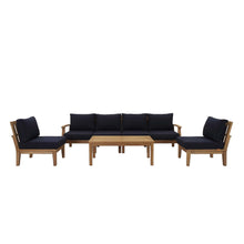 Load image into Gallery viewer, Marina 7 Piece Outdoor Patio Teak Set by Modway
