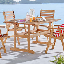 Load image into Gallery viewer, Hatteras 59&quot; Rectangle Outdoor Patio Eucalyptus Wood Dining Table by Modway
