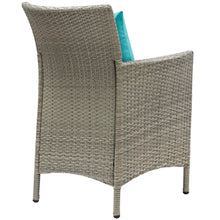 Load image into Gallery viewer, Conduit Outdoor Patio Wicker Rattan Dining Armchair Set of 2 by Modway
