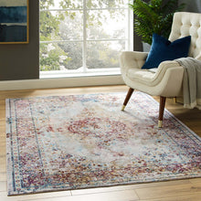 Load image into Gallery viewer, Success Merritt Transitional Distressed Floral Vintage Medallion 5x8 Area Rug by Modway
