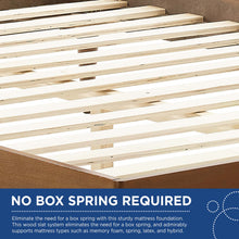 Load image into Gallery viewer, Sidney Cane and Wood Queen Platform Bed With Splayed Legs by Modway
