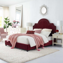 Load image into Gallery viewer, Primrose Performance Velvet Queen Platform Bed by Modway
