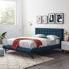 Load image into Gallery viewer, Julia Biscuit Tufted Upholstered Fabric Queen Platform Bed by Modway
