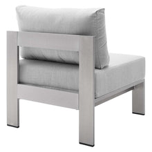 Load image into Gallery viewer, Shore 3 Piece Sunbrella¨ Fabric Outdoor Patio Aluminum Set by Modway
