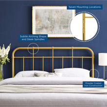 Load image into Gallery viewer, Alessia Metal Queen Headboard by Modway
