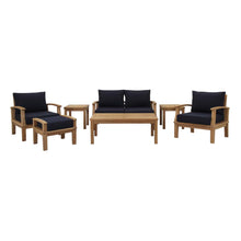 Load image into Gallery viewer, Marina 7 Piece Outdoor Patio Teak Set by Modway
