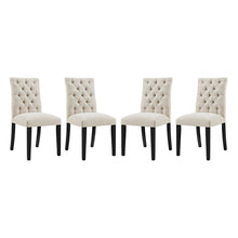 Load image into Gallery viewer, Duchess Fabric Dining Chair Set of 4 by Modway
