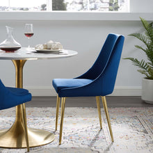 Load image into Gallery viewer, Viscount Modern Accent Performance Velvet Dining Chair by Modway
