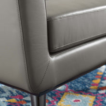 Load image into Gallery viewer, Engage Top-Grain Leather Living Room Lounge Accent Armchair by Modway
