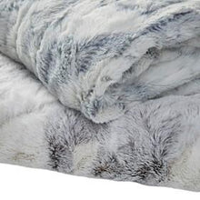 Load image into Gallery viewer, Beautyrest Zuri 100% Polyester Marble Faux Fur Heated Throw BR54-1370 By Olliix
