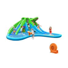 Load image into Gallery viewer, Inflatable Crocodile Style Water Slide Upgraded Kids Bounce Castle with 750W Blower

