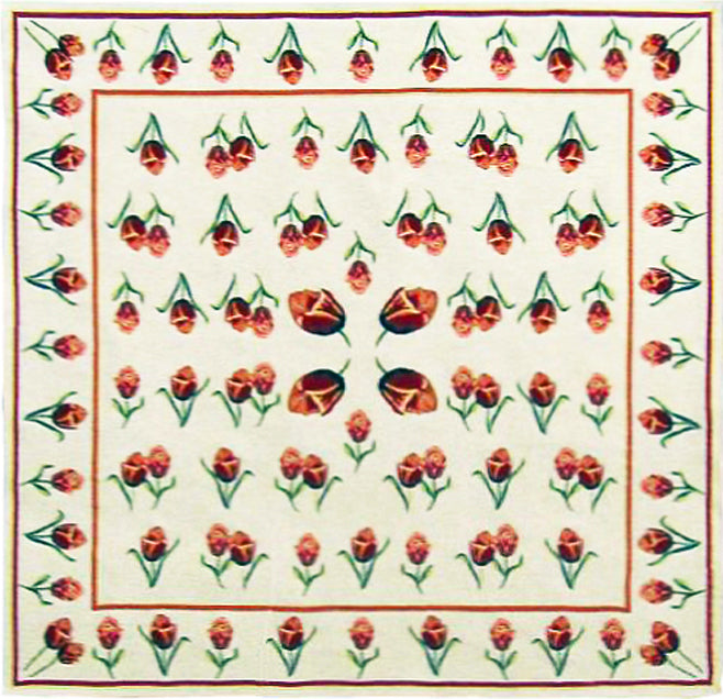 The Tulips Afghan Throw Wholesale