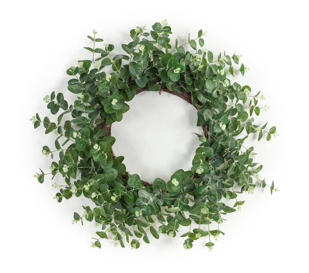 Seeded Eucalyptus Grapevine Wreath 28