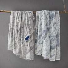 Load image into Gallery viewer, Beautyrest Zuri 100% Polyester Marble Faux Fur Heated Throw BR54-1370 By Olliix
