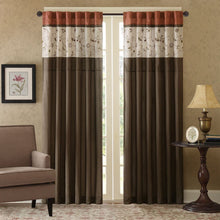 Load image into Gallery viewer, Madison Park Serene Embroidered Window Panel -50X84&quot; Mp40-5470
