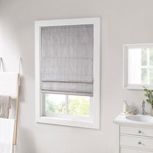 Load image into Gallery viewer, Olliix Galen 100% Polyester Basketweave Room Darkening Cordless Roman Shade By Madison Park MP40-7195
