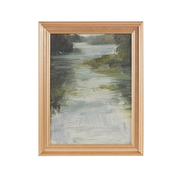 Martha Stewart Estuary Framed Glass Wall Art MT95G-0030 By Olliix
