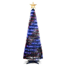 Load image into Gallery viewer, 6.2 Feet Pop-up Lighted Christmas Tree with 282 RGB LED Lights-Green
