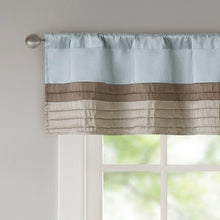 Load image into Gallery viewer, Madison Park Amherst Polyoni Pintuck Window Valance -50X18" MP41-2229 By Olliix
