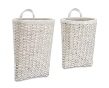 Load image into Gallery viewer, Woven Metasequoia Wood Wall Baskets (Set of 4)
