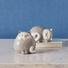 Load image into Gallery viewer, Happy Terra Cotta Cat Shelf Sitter (Set of 4)

