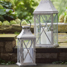 Load image into Gallery viewer, Farmhouse Distressed Metal Lantern (Set of 2)
