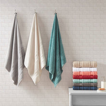Load image into Gallery viewer, Madison Park Essentials Super Soft 6 Piece Cotton Towel Set Mpe73-667
