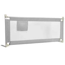 Load image into Gallery viewer, 76.8  Inch Baby Bed Rail with Double Safety Child Lock-Gray
