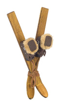 Load image into Gallery viewer, Vintage Wood Ski Boot Tree Ornament (Set of 12)

