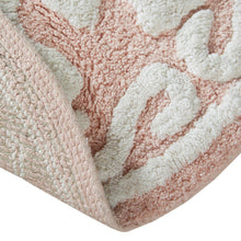 Load image into Gallery viewer, Madison Park Casablanca 100% Cotton Medallion Tufted Rug - 25&quot;R - Blush MP72-4433 By Olliix
