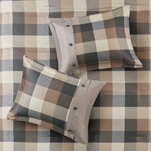 Load image into Gallery viewer, Ridge 7 Piece Herringbone Comforter Set King MP10-7213 By Olliix
