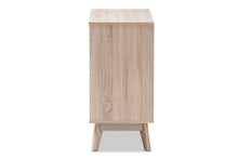 Load image into Gallery viewer, Baxton Studio Fella Mid-Century Modern Two-Tone Oak and Grey Wood 6-Drawer Dresser
