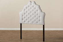 Load image into Gallery viewer, Baxton Studio Hilda Modern and Contemporary Greyish Beige Fabric Twin Size Headboard
