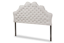 Load image into Gallery viewer, Baxton Studio Hilda Modern and Contemporary Greyish Beige Fabric Full Size Headboard
