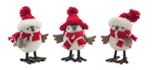 Load image into Gallery viewer, Plush Winter Birds with Hats and Scarves (Set of 12)
