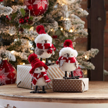 Load image into Gallery viewer, Plush Winter Birds with Hats and Scarves (Set of 12)
