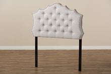 Load image into Gallery viewer, Baxton Studio Aurora Modern and Contemporary Greyish Beige Fabric Twin Size Headboard
