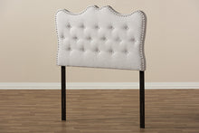 Load image into Gallery viewer, Baxton Studio Emma Modern and Contemporary Greyish Beige Fabric Twin Size Headboard
