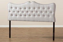 Load image into Gallery viewer, Baxton Studio Emma Modern and Contemporary Greyish Beige Fabric Queen Size Headboard
