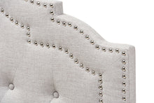 Load image into Gallery viewer, Baxton Studio Edith Modern and Contemporary Greyish Beige Fabric Twin Size Headboard
