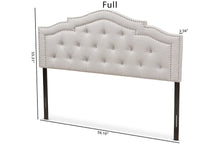 Load image into Gallery viewer, Baxton Studio Edith Modern and Contemporary Greyish Beige Fabric Full Size Headboard
