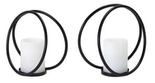 Load image into Gallery viewer, Modern Metal Circles Candle Holder (Set of 4)
