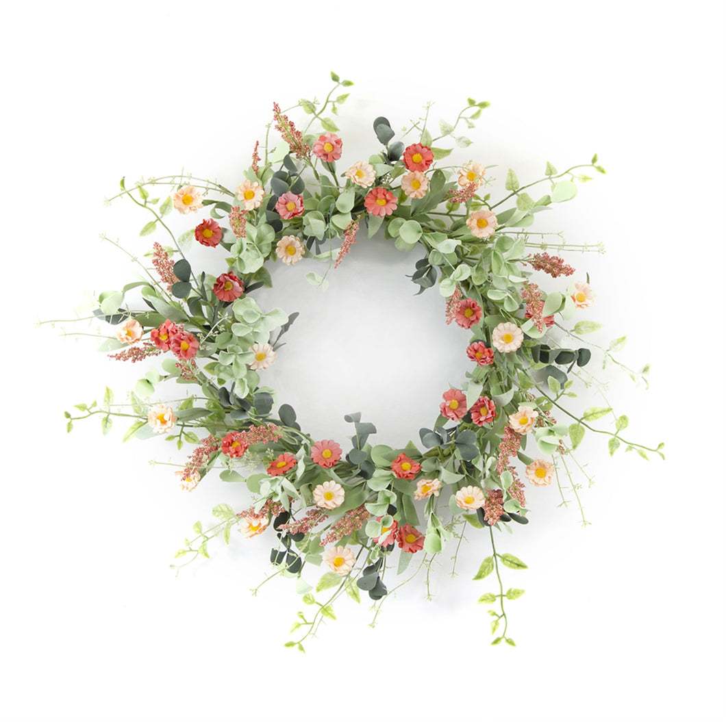 Mini Daisy Floral Wreath 24