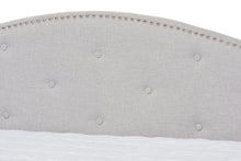 Load image into Gallery viewer, Baxton Studio Kaija Modern and Contemporary Greyish Beige Fabric Daybed with Trundle
