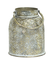 Load image into Gallery viewer, Punched Metal Candle Holder (Set of 2)
