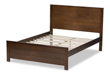 Load image into Gallery viewer, Baxton Studio Catalina Modern Classic Mission Style Brown-Finished Wood Full Platform Bed
