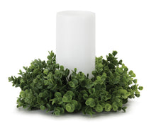 Load image into Gallery viewer, Eucalyptus Foliage Candle Ring (Set of 6)
